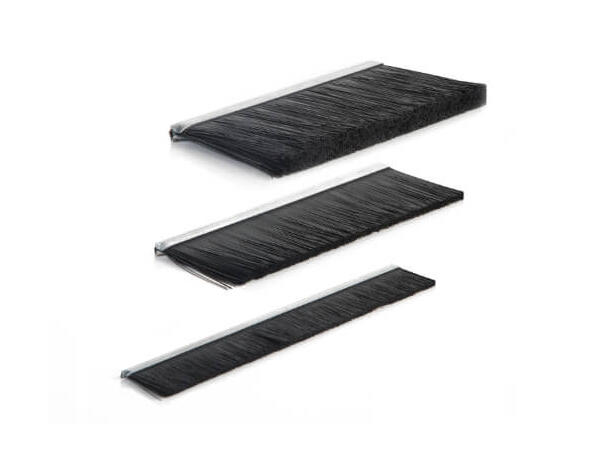Børstestrips Type 07 BH 10mm 0,10 Svart nylon Lg 1000mm 
