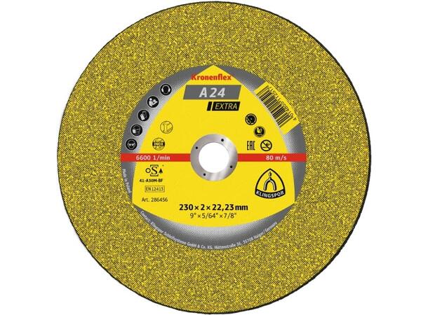 Kappeskive 230x3x22 A24 Extra Universal metall 