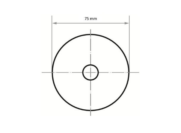 Borrelåsrondell PSH 075 A240 Universal 