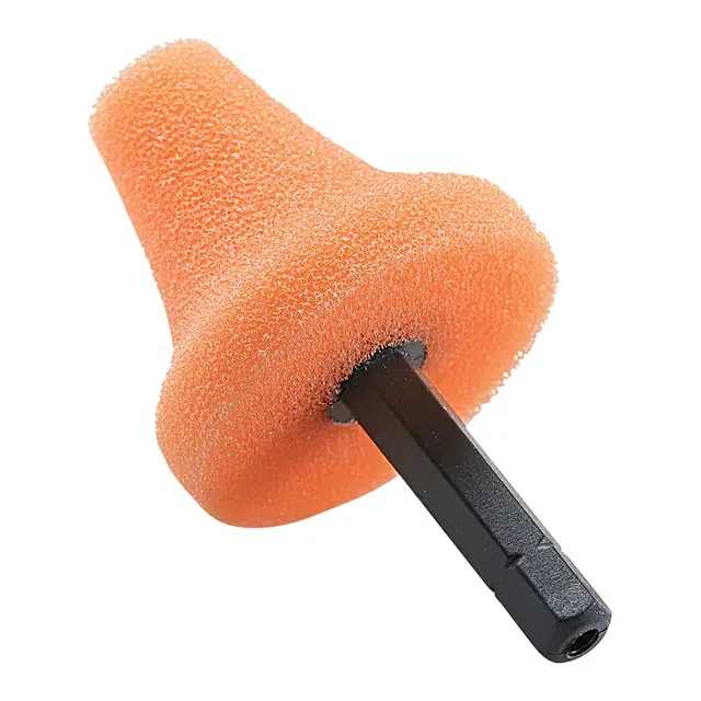 Polersvamp Ø 035 m/6mm skaft PK-O 35 HEX VE5 