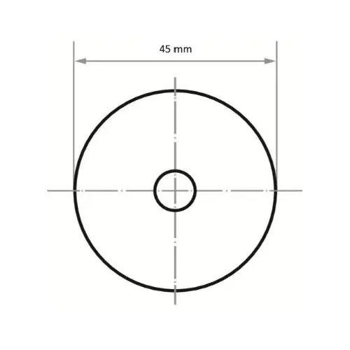 Borrelåsrondell PSH 045 A240 Universal 