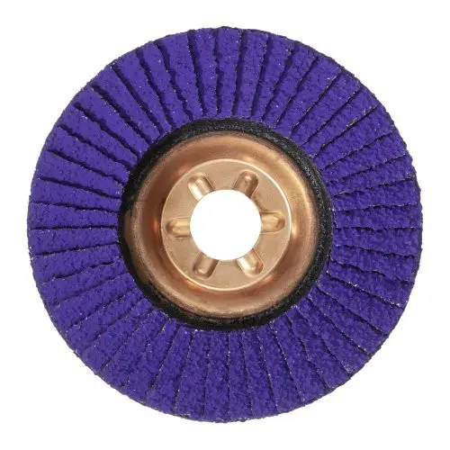 Lamellslipeskive Ø 125 x 22mm K 036 PURPLE GRAIN keramisk 