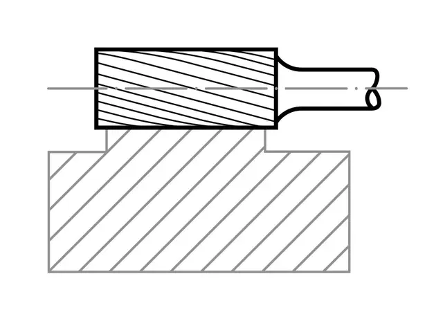 Hårdmetallfil HFA 1020.06 Z3 Med SV 