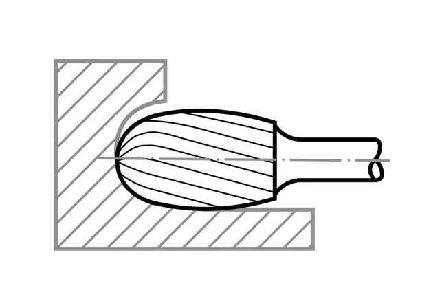 Hårdmetallfil HFE 1220.06 ZX 