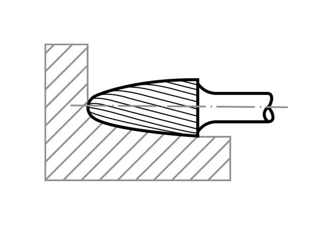 Hårdmetallfil HFF 1225.08 ZX 