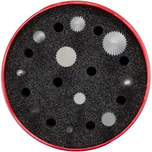 Sett med  HSS-filer 10 deler 3mm spindel, Z5 