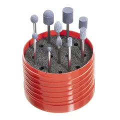 Sett med slipestifter - 10stk, 3mm tange NDW 100 QU V115, Sortiment 10