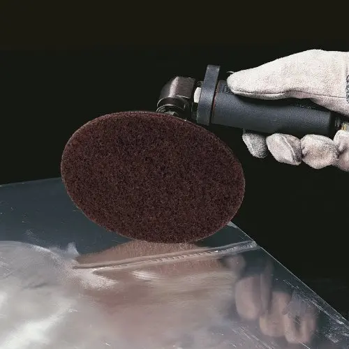 Slipeullrondell Ø 125mm CRS Borrelås 