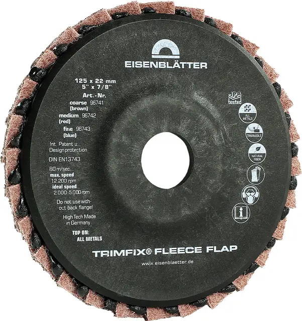 Slipeullskive 125x22mm Coarse Lameller Trimfix 