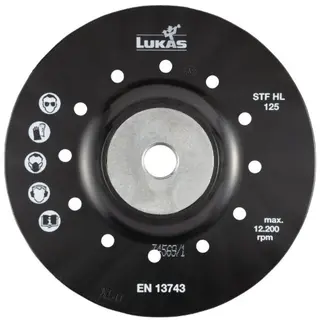 Underlagstallerken &#216; 115mm M14  STF Fiberdisk/ Sikafiber  Lukas