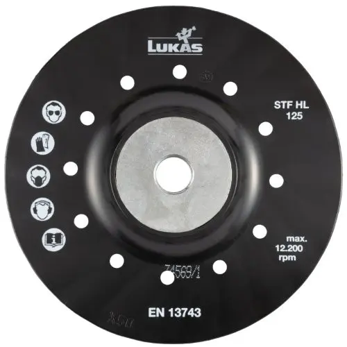 Underlagstallerken Ø 115mm M14  STF Fiberdisk/ Sikafiber  Lukas 